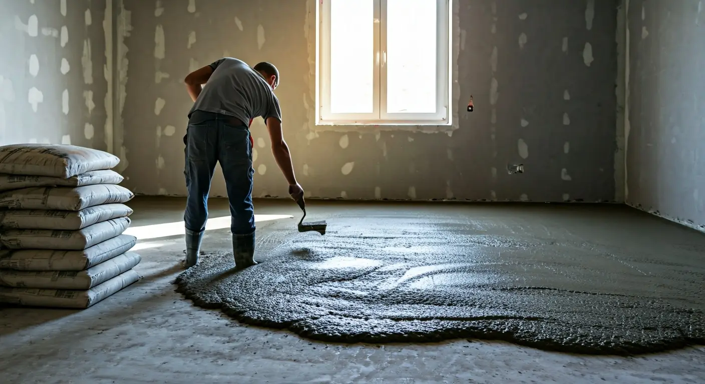 Ile worków betonu potrzeba na wylewkę? 2