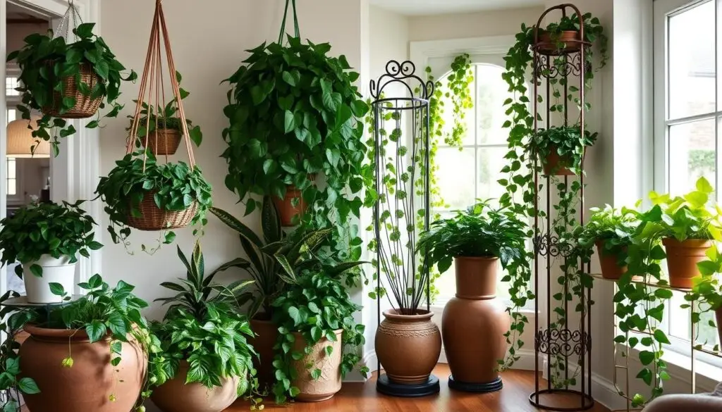 Bluszcz w naszych domach - aranżacja z bujnym, zdrowym bluszczem