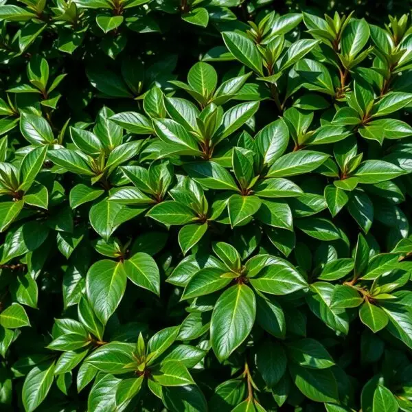 Laurowiśnia na żywopłot z charakterystycznymi błyszczącymi liśćmi