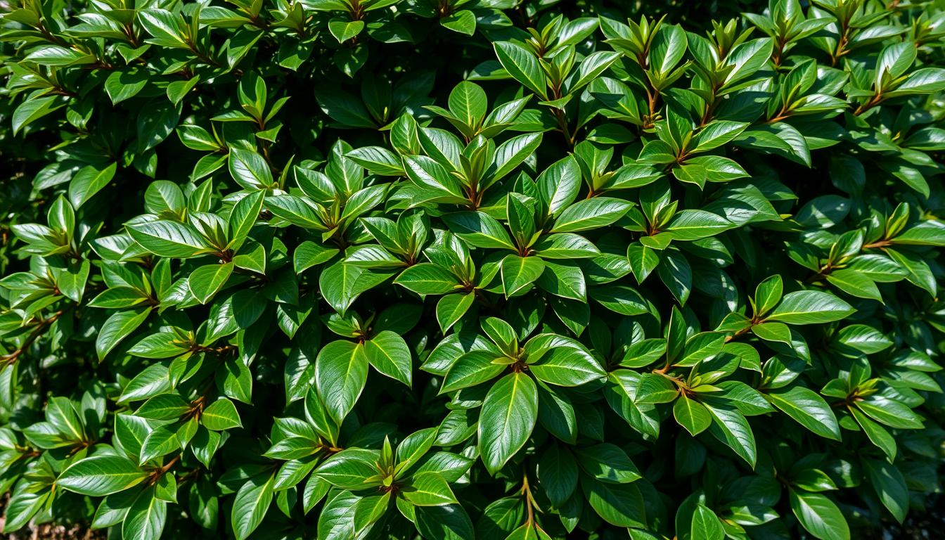 Laurowiśnia na żywopłot z charakterystycznymi błyszczącymi liśćmi