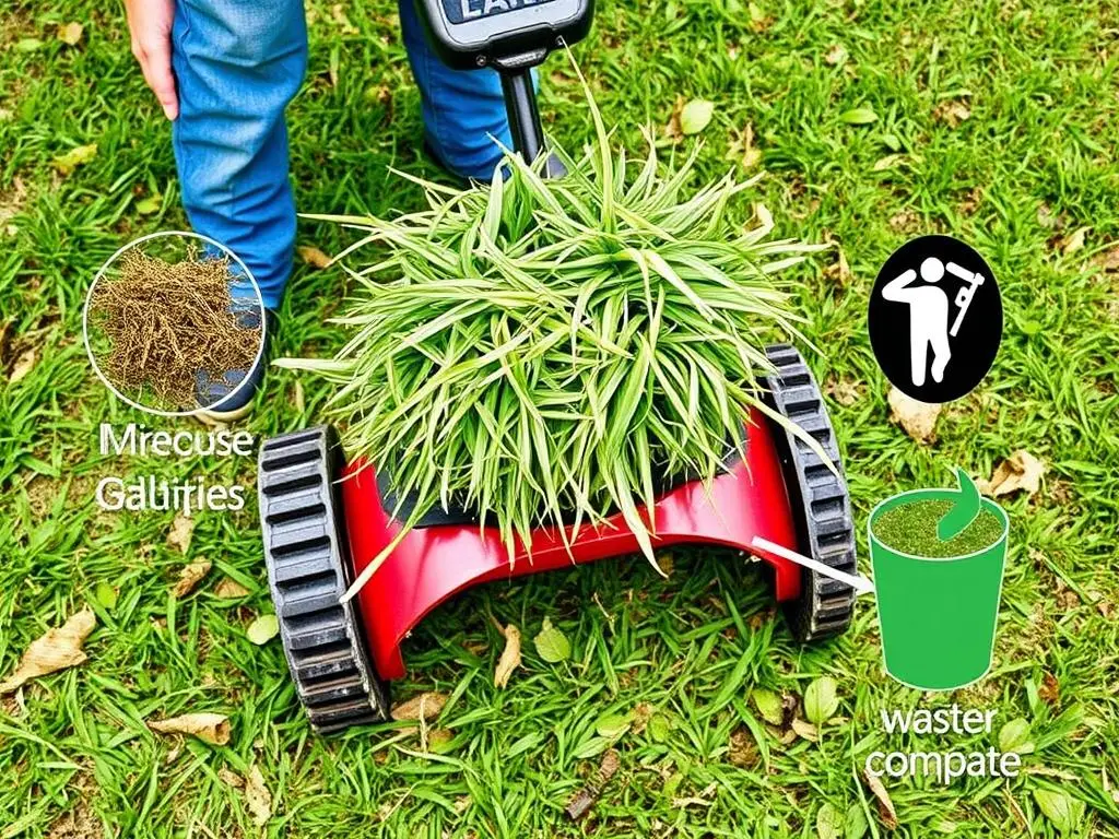 Metody utylizacji starej trawy po usunięciu darni glebogryzarką