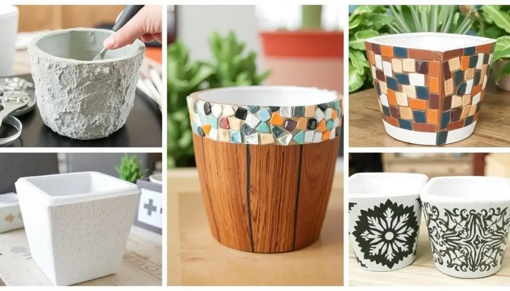 Różne techniki dekorowania donic ze styropianu