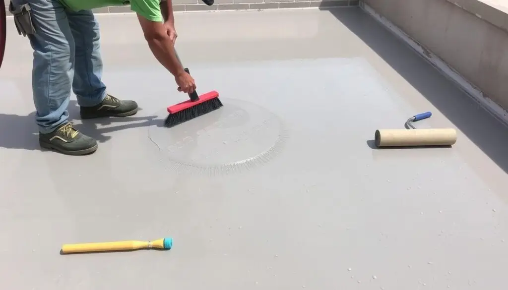 Przygotowanie podłoża pod wylewkę samopoziomującą na tarasie